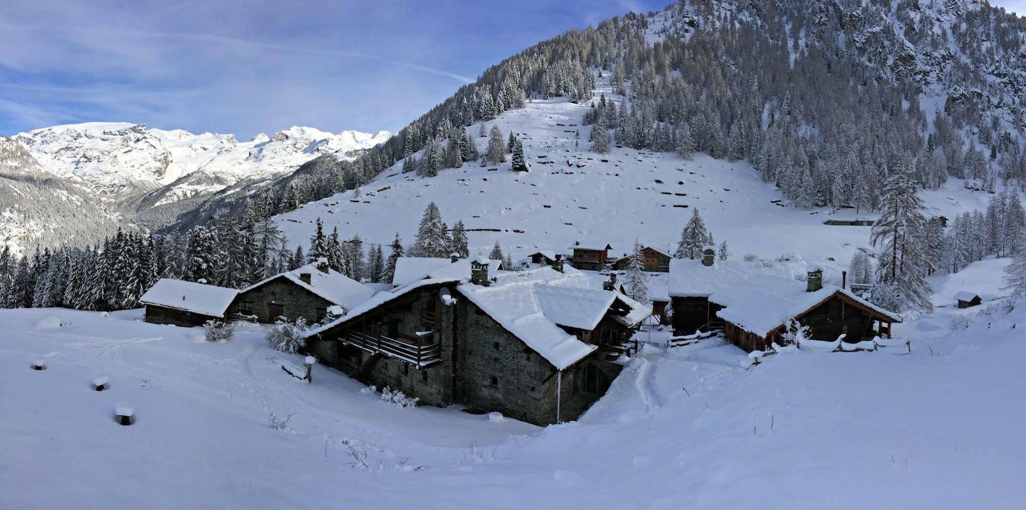 Hotellerie De Mascognaz Champoluc Exterior foto